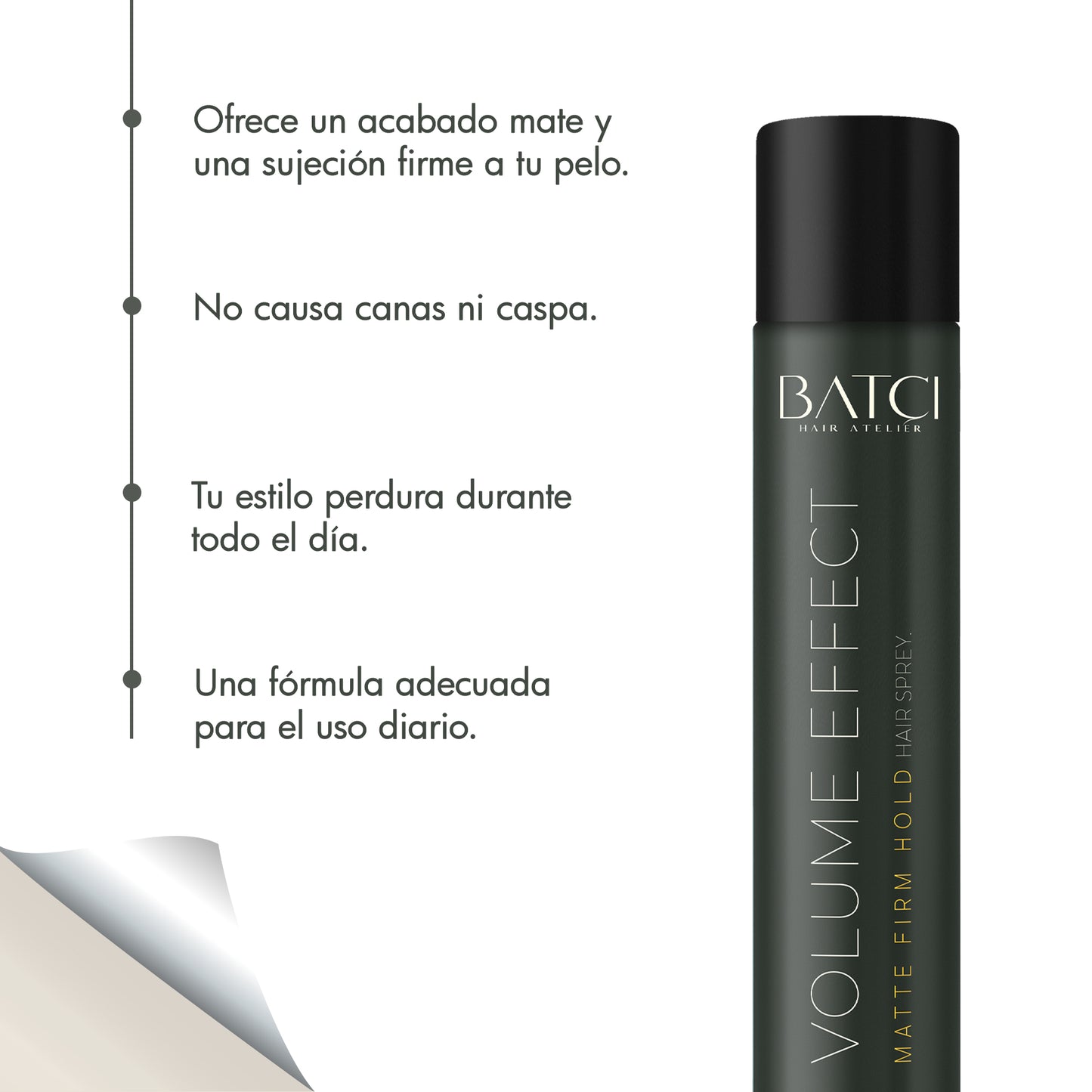 Spray Para El Cabello Mate De Fijación Fuerte 400 ml