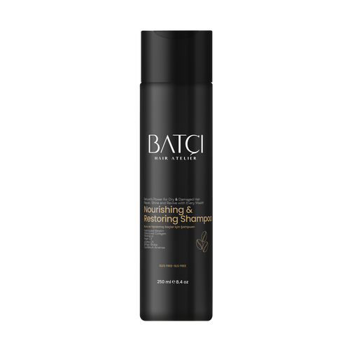 Champú Nutritivo y Reparador para Cabello Seco y Dañado con Extracto de Café - Fórmula con Queratina y Colágeno - 250 ML