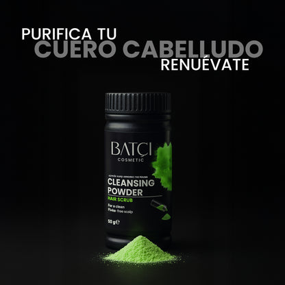 Polvo Limpiador Purificante Anticaspa Para El Cuero Cabelludo