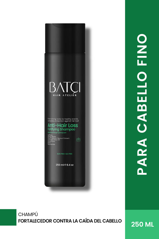 Champú Anticaída 250 ml - Fórmula Voluminizadora y Nutritiva con Ginkgo Biloba y Glutatión