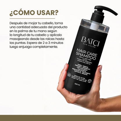 Champú Provitamina B5 de 500 ML sin Sulfatos Profundamente Putritivo