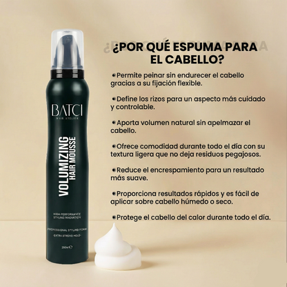 BATCI Mousse Voluminizador para el Cabello 200 ml