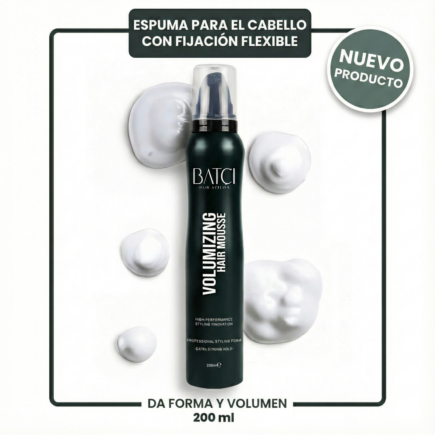 BATCI Mousse Voluminizador para el Cabello 200 ml